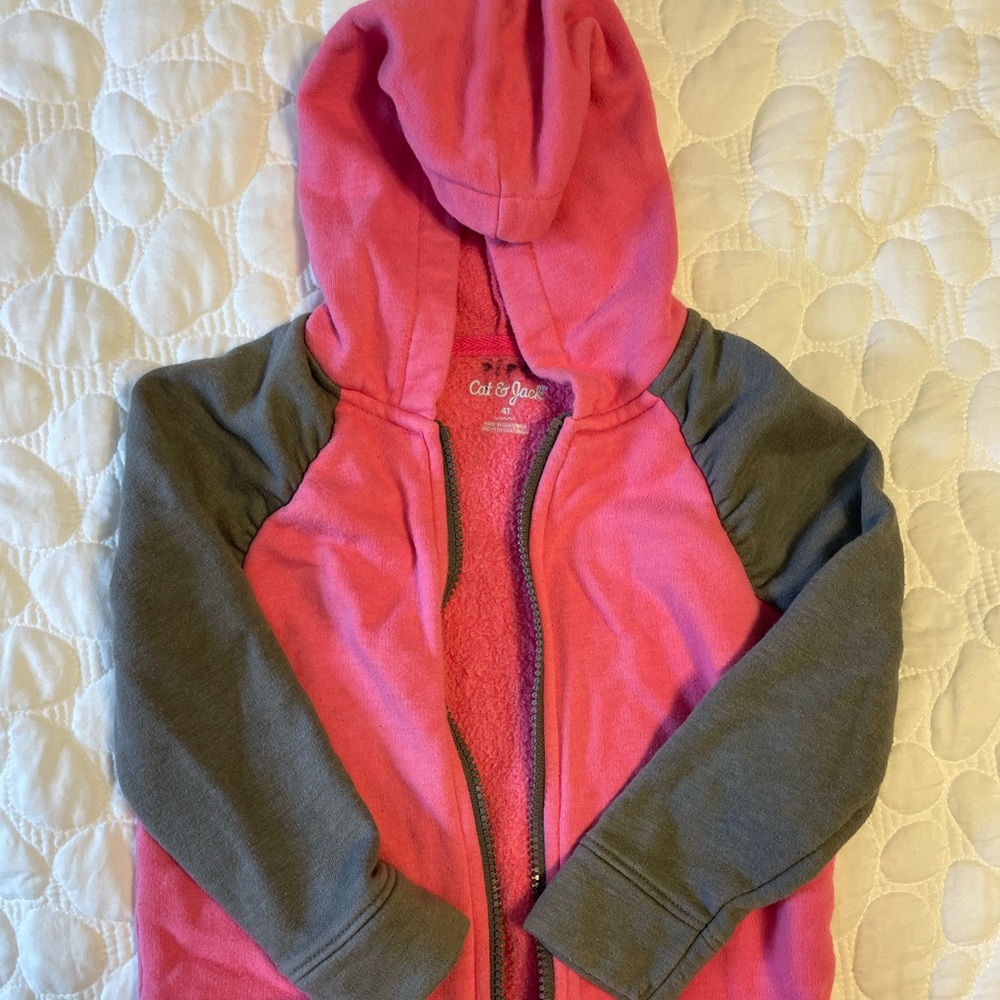 Cat & Jack hooded sweatshirt EUC